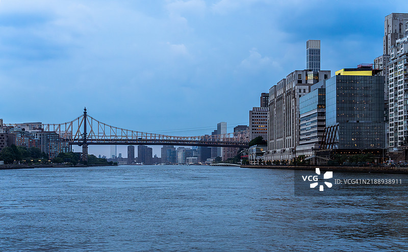 昆士堡大桥和东河图片素材