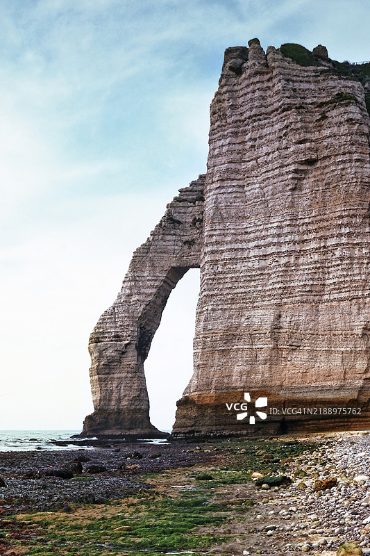 埃特雷塔岩石（塞纳-马恩/诺曼底/法国）图片素材
