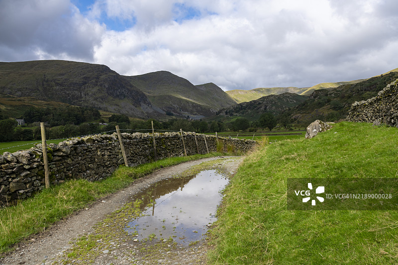 肯特米尔，湖区，坎布里亚，英格兰图片素材