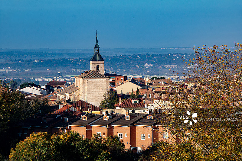 阿尔赫特村及其塔楼图片素材