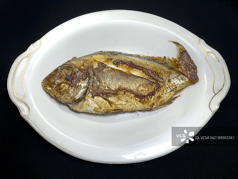 烤红鲷鱼 (Evynnis tumifrons)图片素材