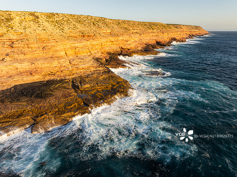 卡尔巴里海岸线图片素材