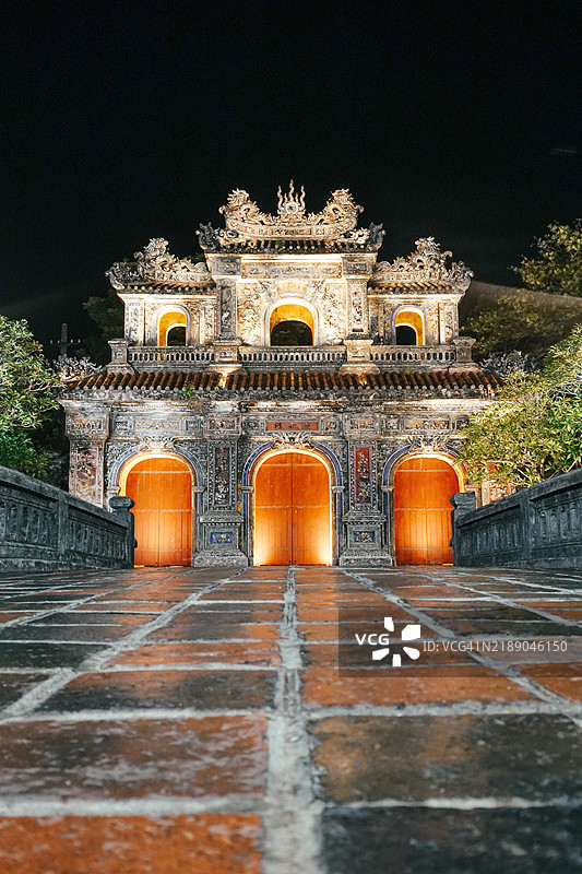 顺化皇城的兴仁门，越南图片素材