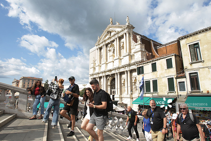 意大利威尼斯的日常生活图片素材