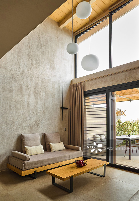 阁楼风格的别墅室内设计图片素材