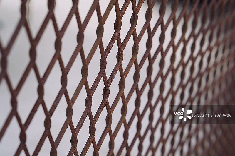 铁丝围栏特写图片素材