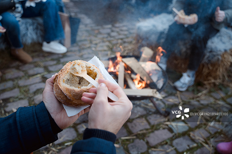 里博维尔中世纪圣诞市场图片素材