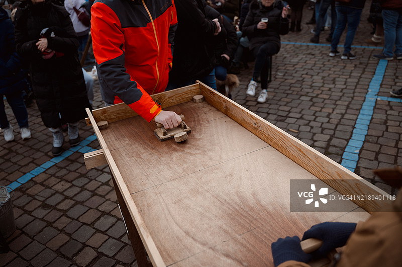 里博维尔中世纪圣诞市场图片素材