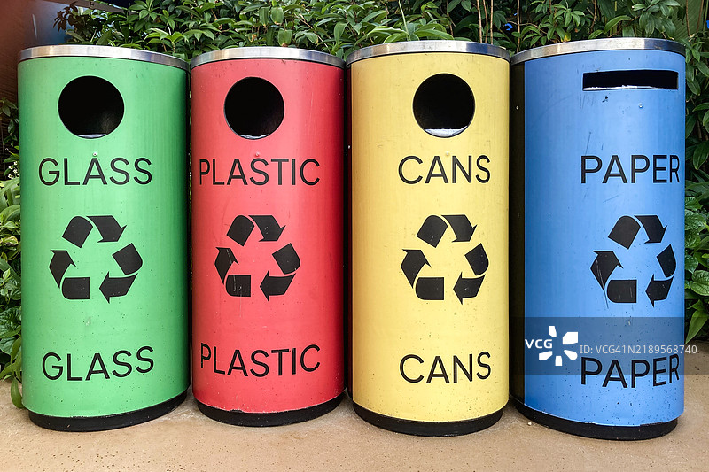 新加坡，回收箱图片素材