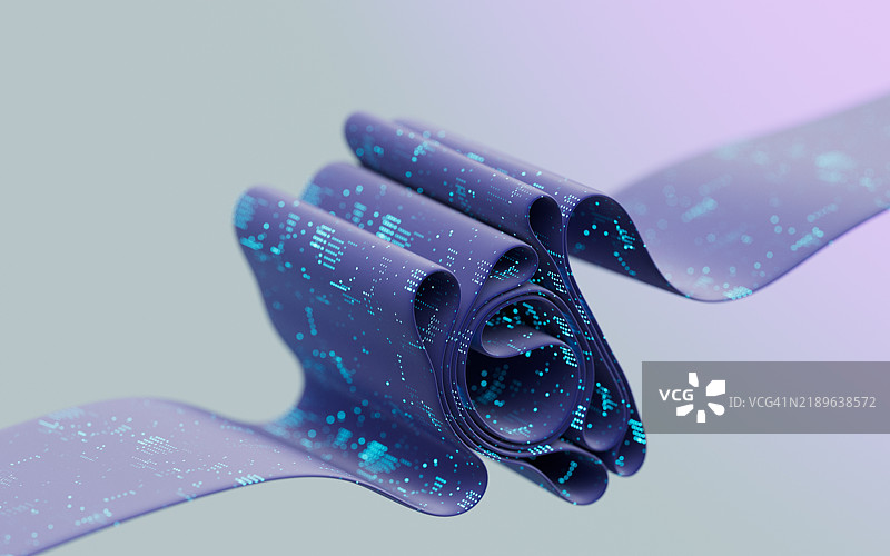 数据织物分析 人工智能 数据科学 数字化转型 多云图片素材