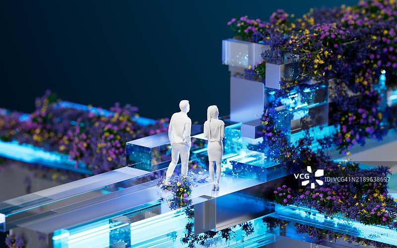 未来的数字基础设施图片素材