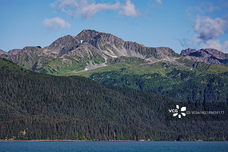 基奈峡湾国家公园地形图片素材