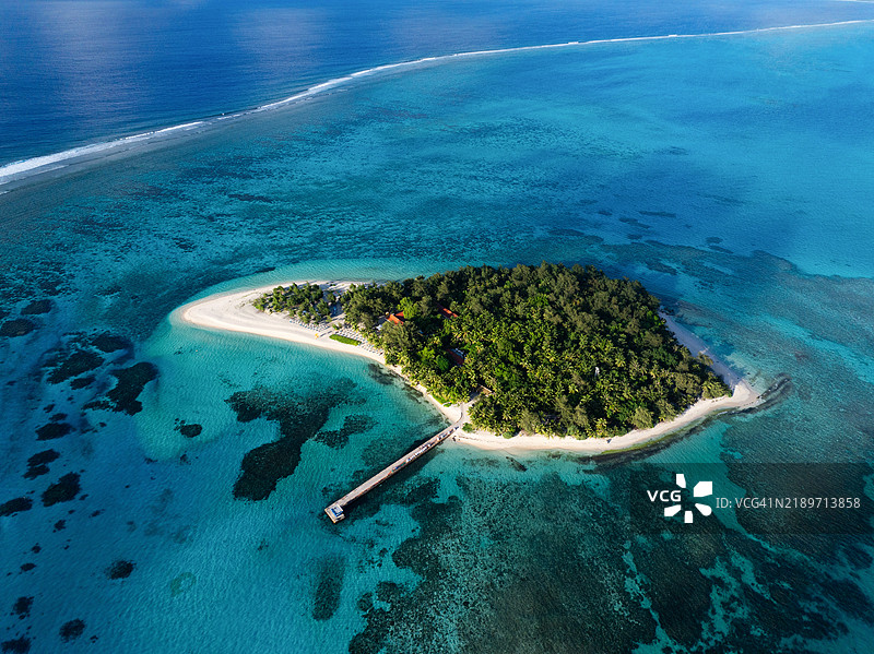 美国北马里亚纳群岛塞班岛的全景自然风光图片素材