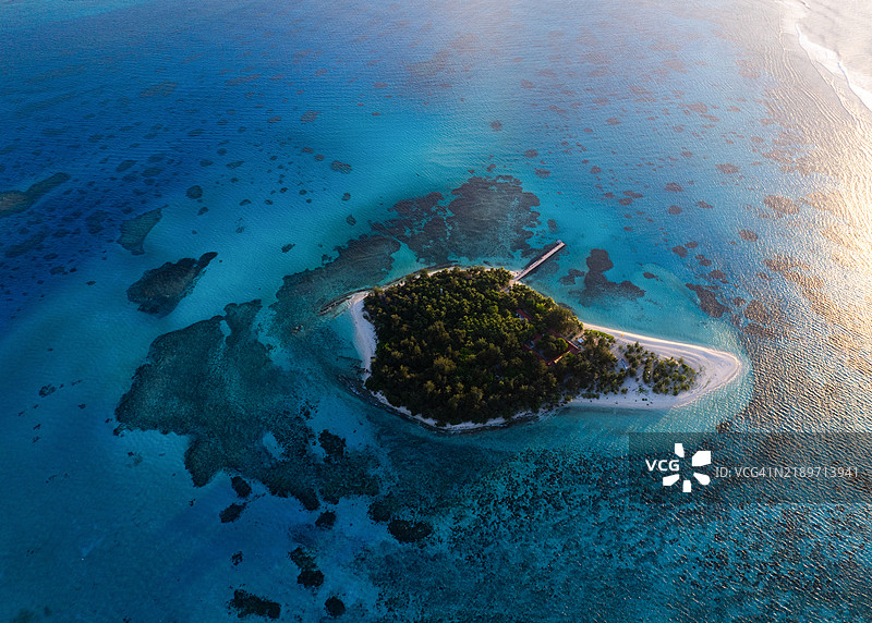 美国北马里亚纳群岛塞班岛的全景自然风光图片素材