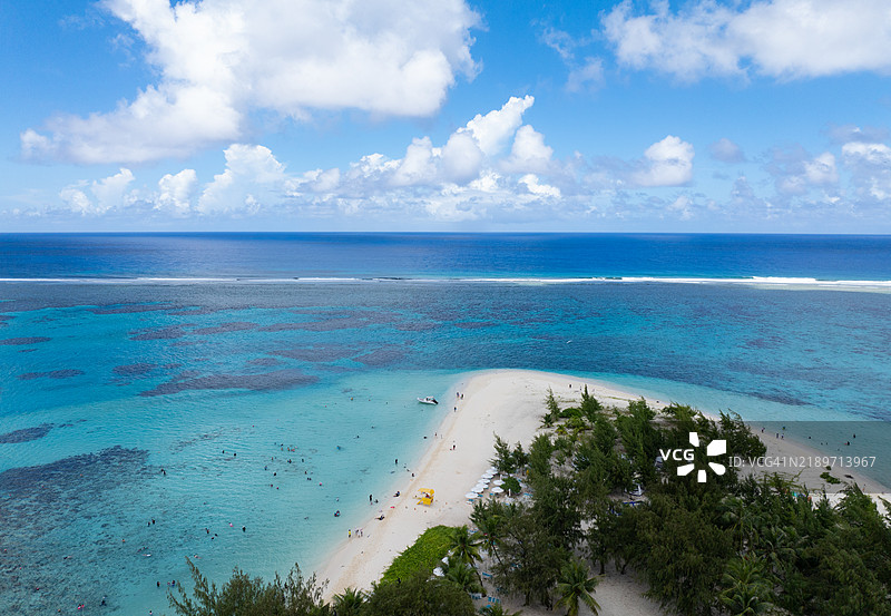 美国北马里亚纳群岛塞班岛的全景自然风光图片素材