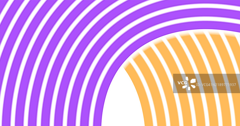 这幅图像是一系列多彩的3D条纹，采用矢量格式制作。条纹形成了平滑的渐变和现代设计，增添了深度和动感。图片素材