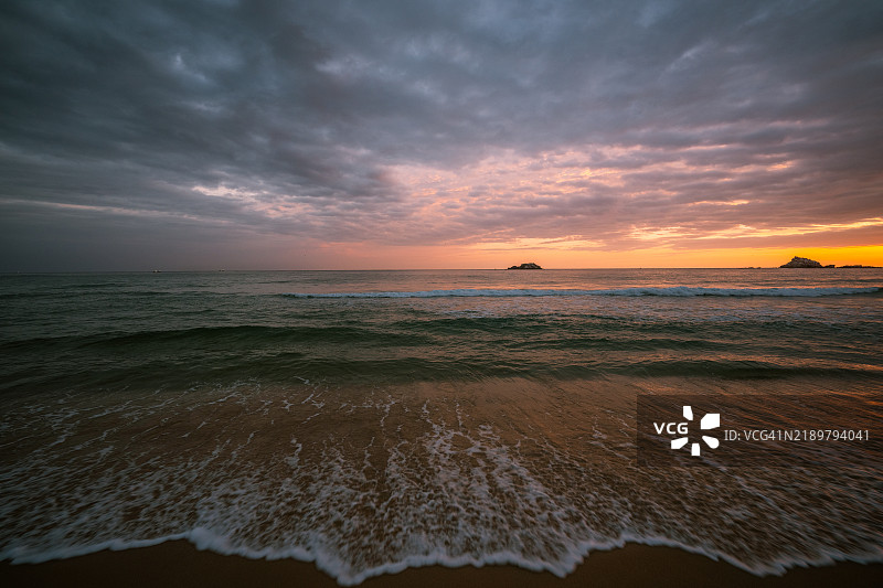 韩国，江原道，高城郡，日出，海洋图片素材