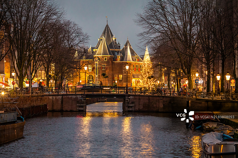 在阿姆斯特丹的德瓦赫图片素材
