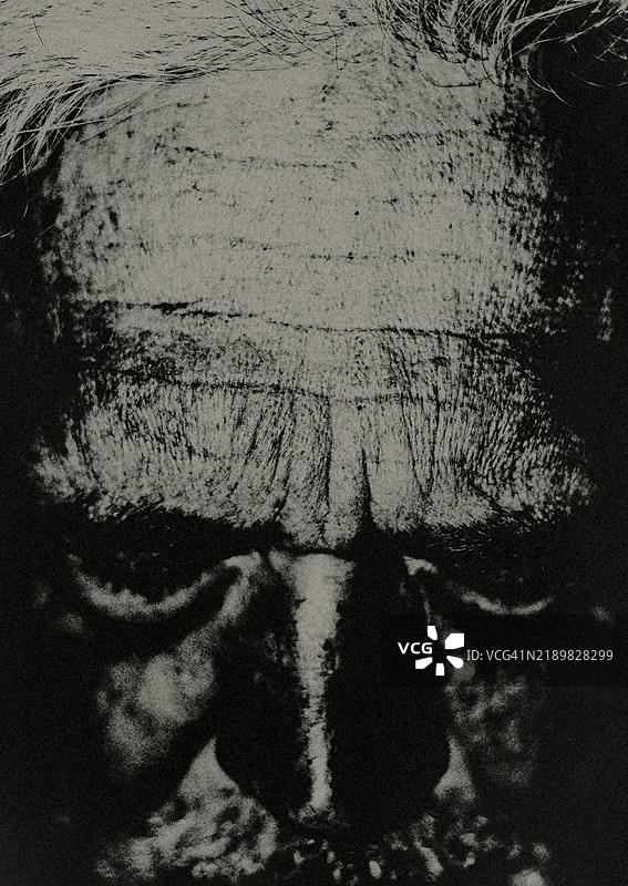 老人。图片素材