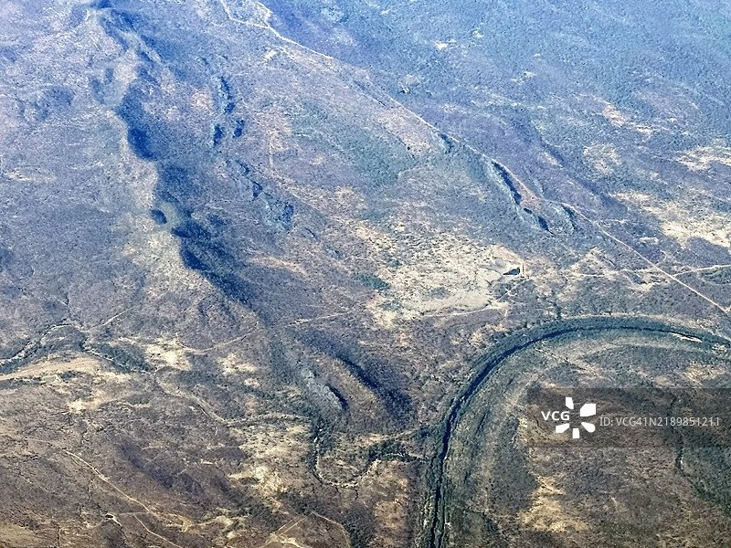 贝尔维尤牧场，皱褶的地貌，开普约克，昆士兰，澳大利亚图片素材