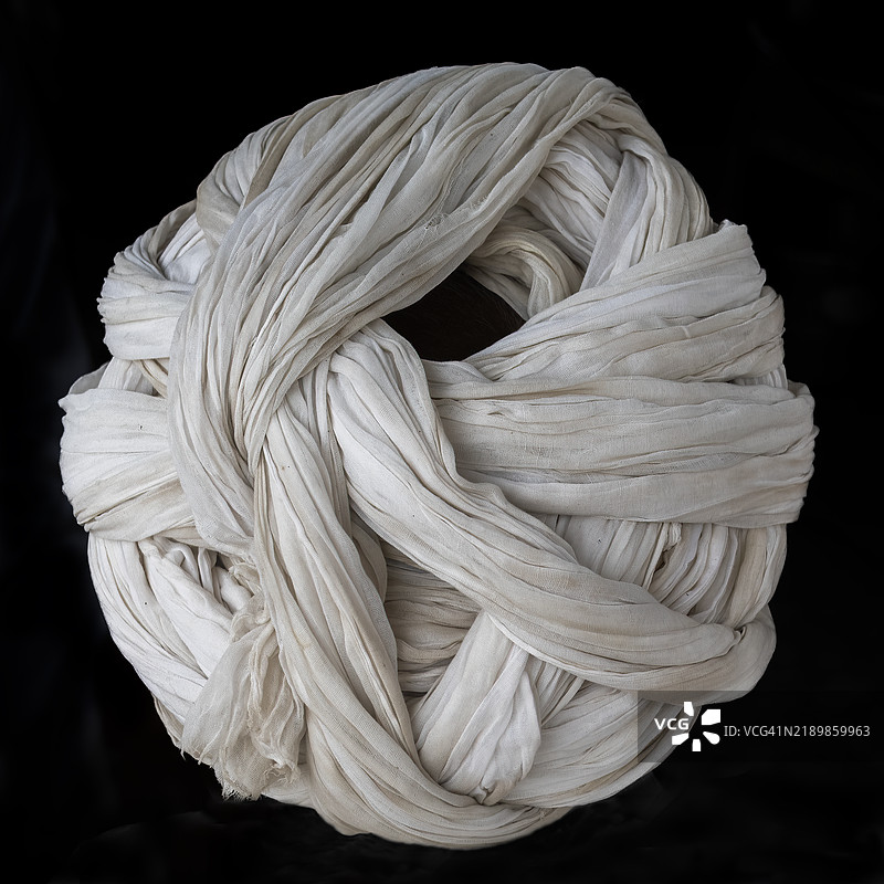 白色头巾图片素材