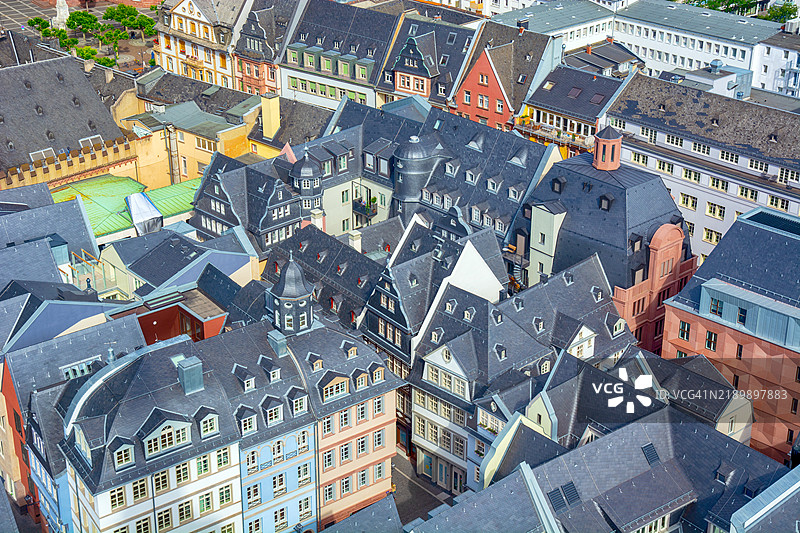 法兰克福的屋顶图片素材