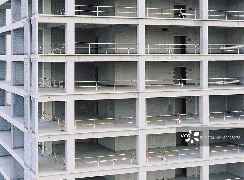 正在建设中的摩天大楼图片素材