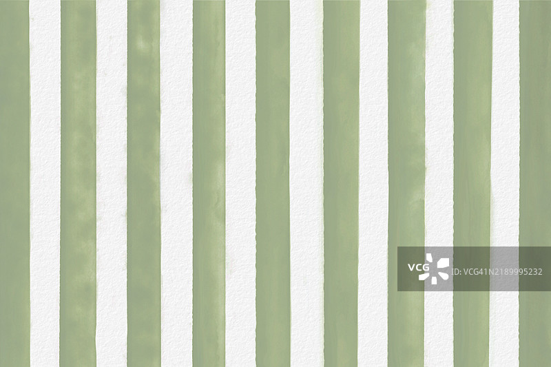 白色背景上的鼠尾草绿色水彩条纹图片素材