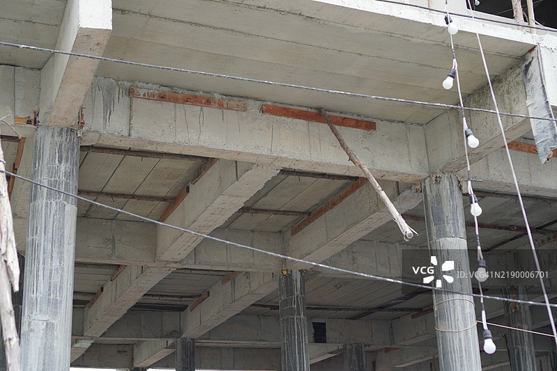 建筑工地脚手架图片素材