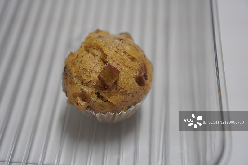 香蕉杯子蛋糕图片素材