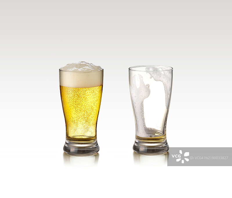 啤酒，啤酒杯，概念，对比，饮料，酷图片素材