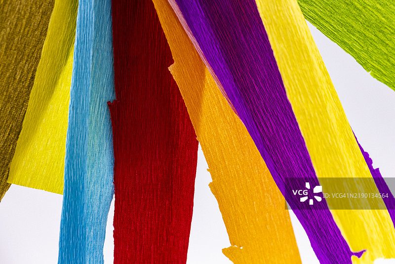 五彩纸条图片素材