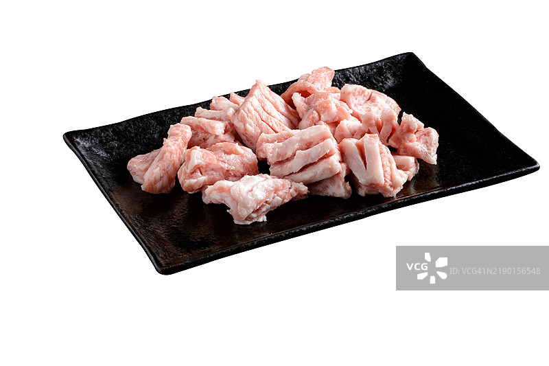 黑猪颈肉图片素材