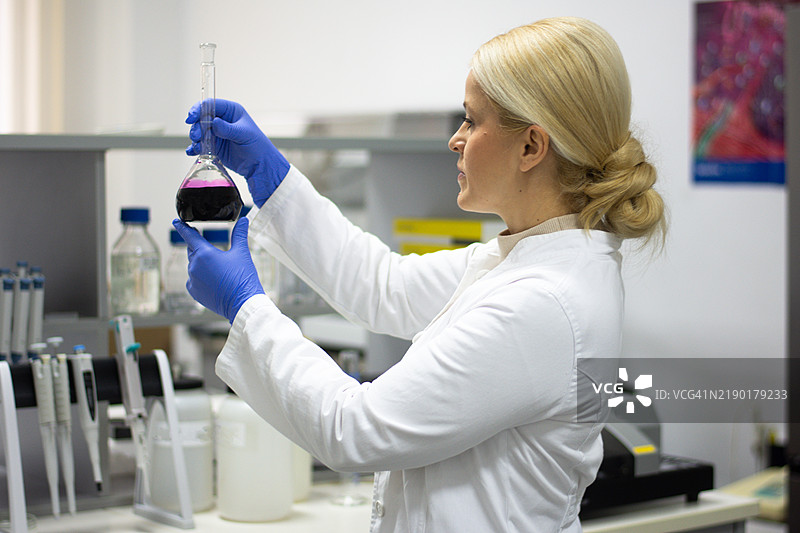 在实验室工作图片素材