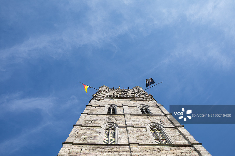 圣巴夫大教堂，另类视角，比利时图片素材