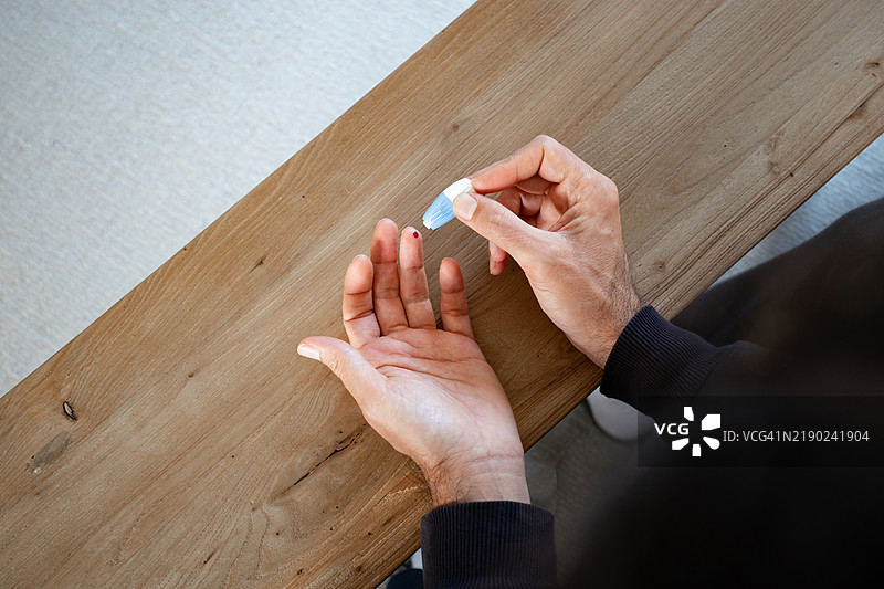 指尖采血测试图片素材