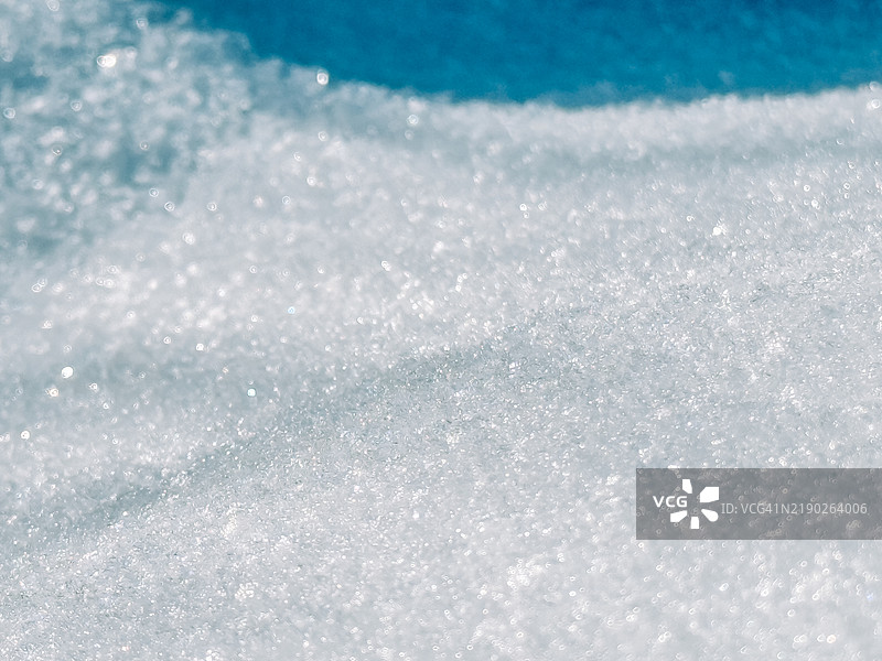 明亮的雪背景，雪的纹理图片素材