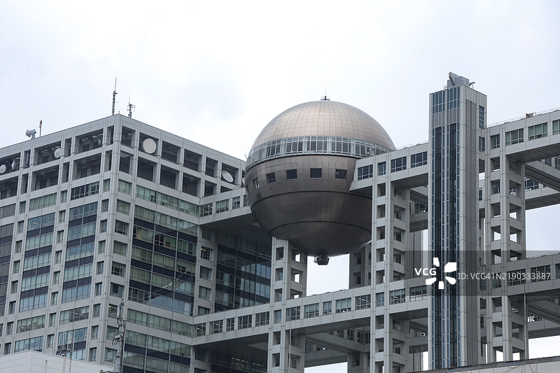 旅游目的地 - 富士电视台总部与八玉球形观景室图片素材
