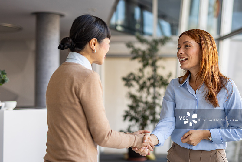 成功的商业会议合作协议图片素材