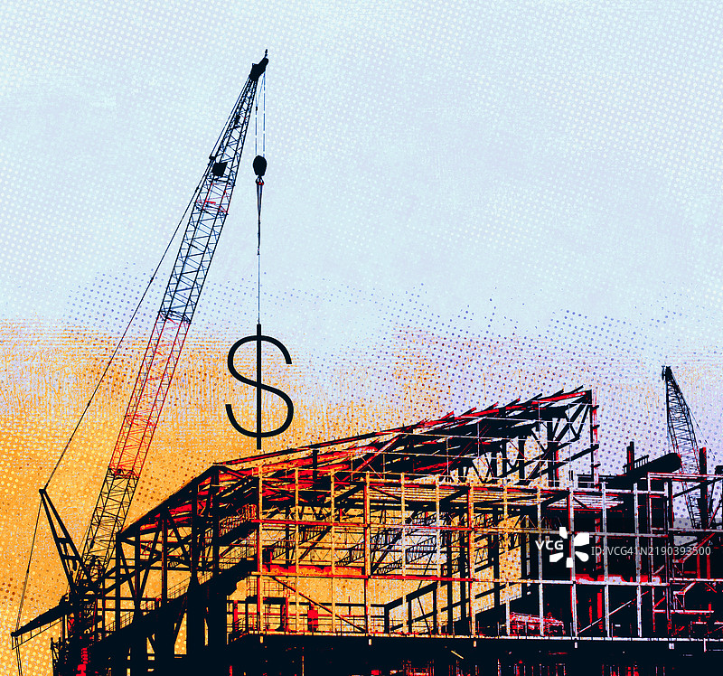美国建筑成本图片素材