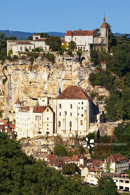 旅行目的地：罗卡马杜尔古镇 - 法国西南部著名历史城市图片素材