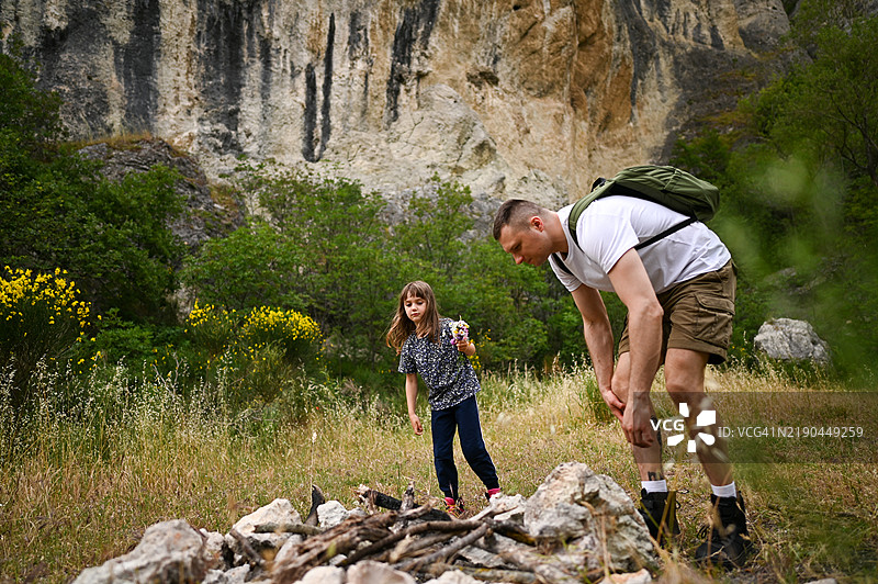 一起探索大自然。图片素材