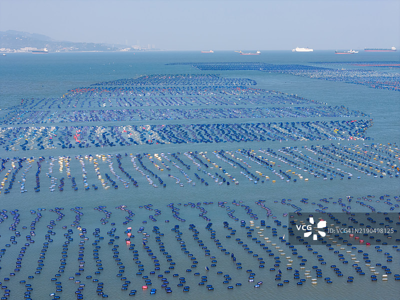 离岸水产养殖基地图片素材