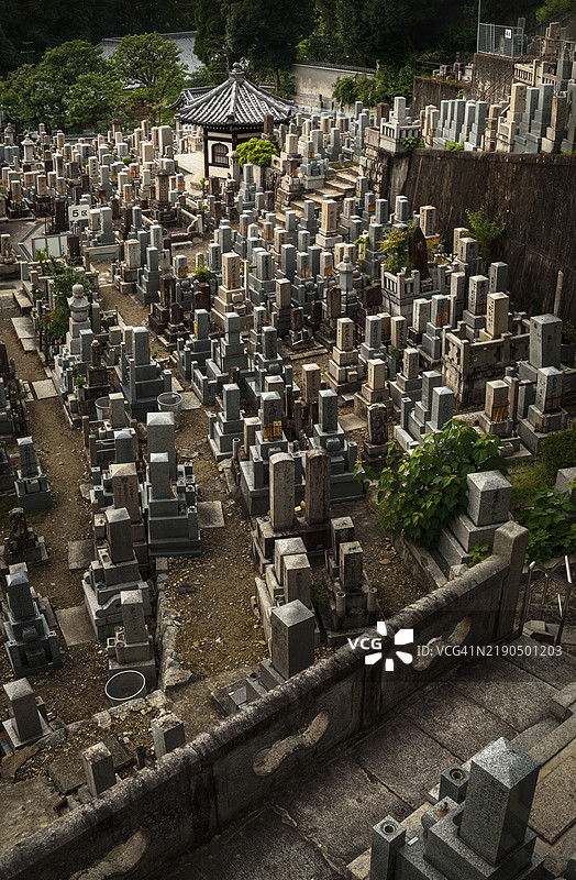 京都的日本墓地图片素材