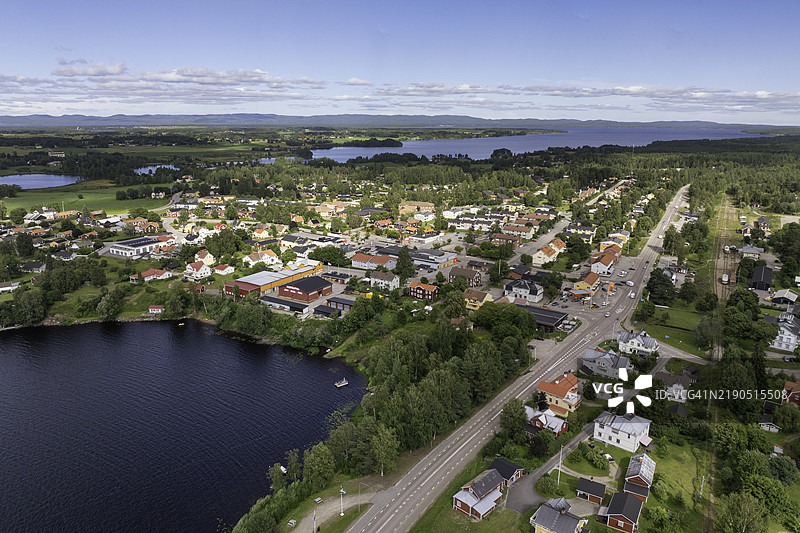 德尔斯博的鸟瞰图图片素材