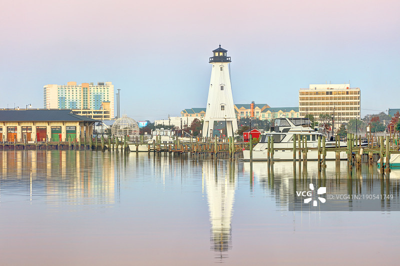 密西西比州的海湾港图片素材
