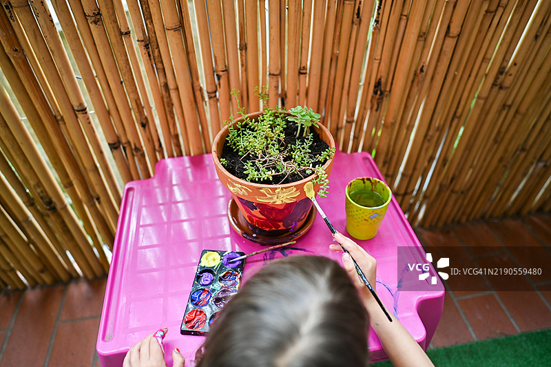 与孩子们的创造力和艺术。图片素材