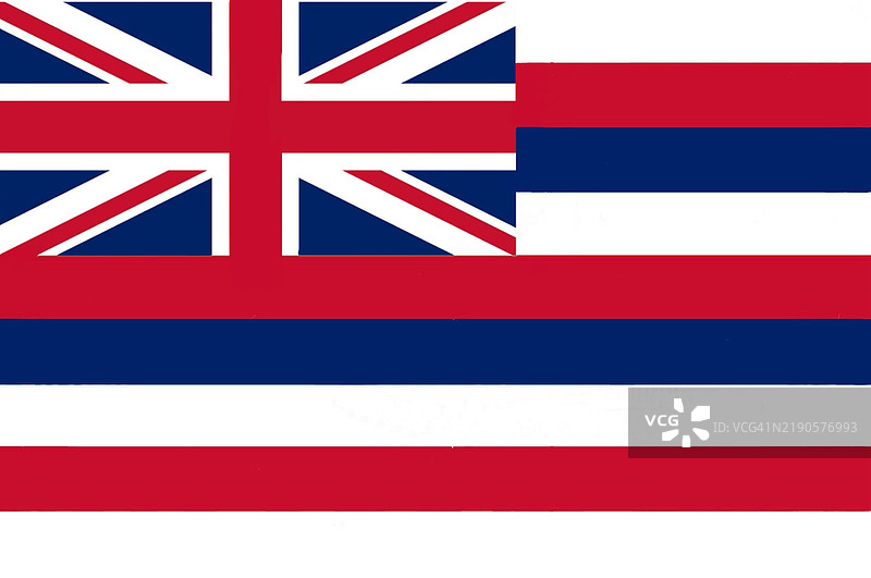夏威夷州旗图片素材