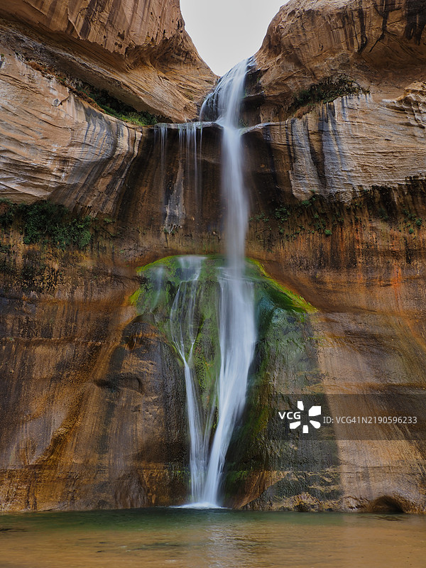 犹他州蒂斯代尔的瀑布景观， 美国图片素材