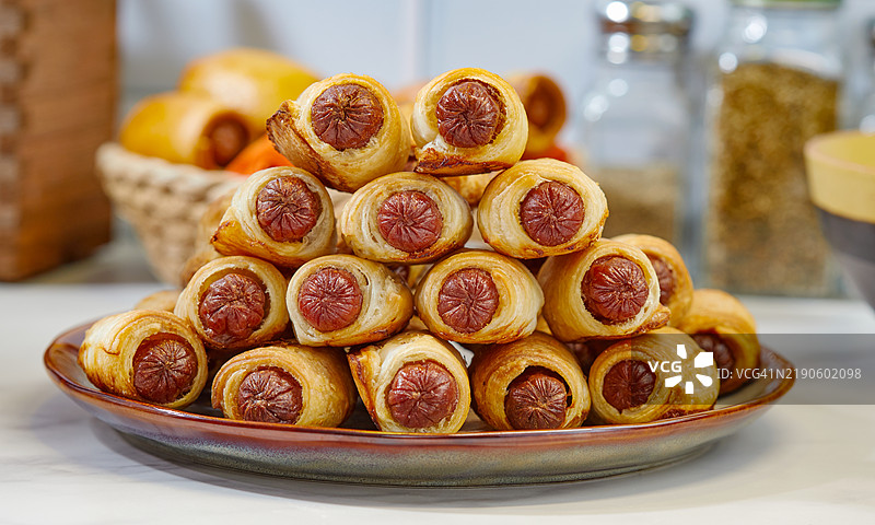 迷你热狗图片素材